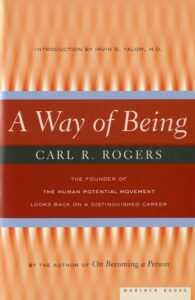 Jaquette du livre A Way of Being de Carl Rogers, publié chez Mariner Books.